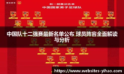 中国队十二强赛最新名单公布 球员阵容全面解读与分析