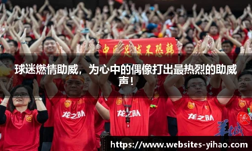球迷燃情助威，为心中的偶像打出最热烈的助威声！