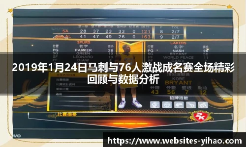 2019年1月24日马刺与76人激战成名赛全场精彩回顾与数据分析